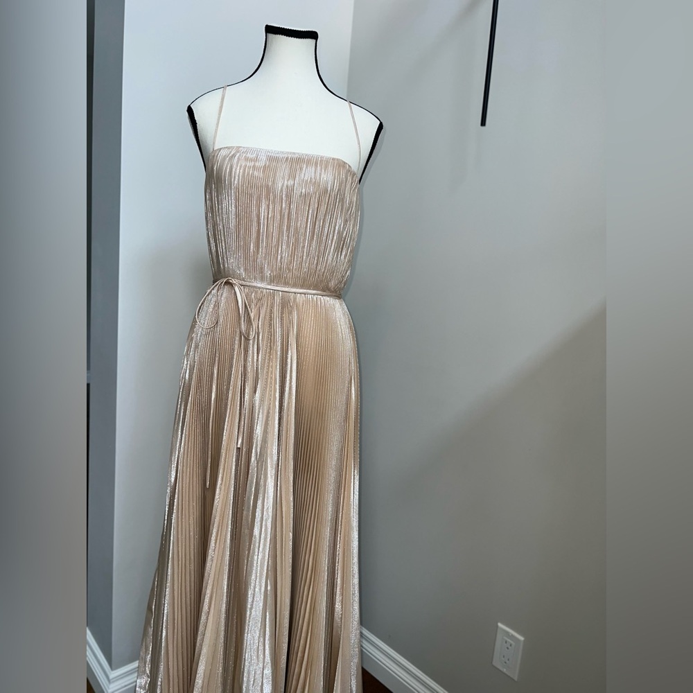 Iconic Halston Heritage Gold Dress Sarah Jessica Parker ✨✨Carrie Bradshaw ✨✨ - Picture 17 of 17